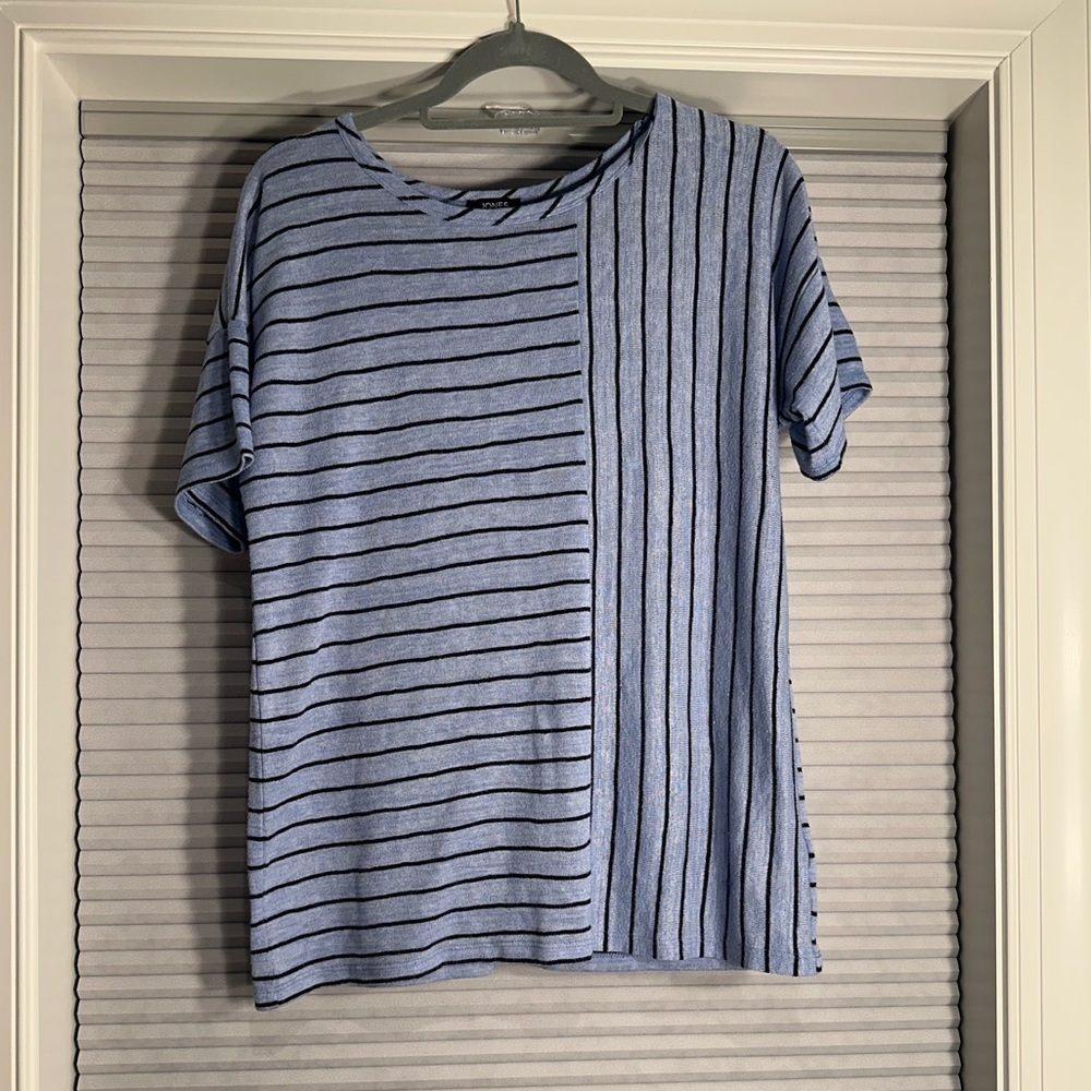 Blue striped short sleeve tee G-18